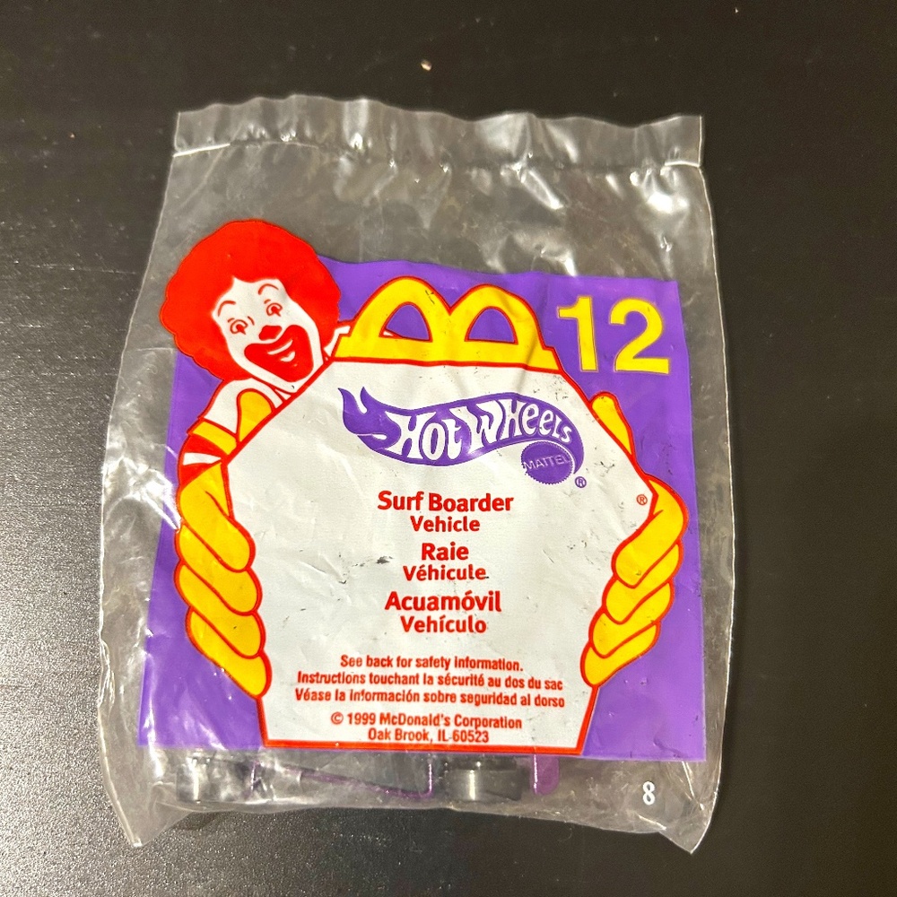 Vintage 1999 Hot Wheels McDonald's Happy Meal Toy